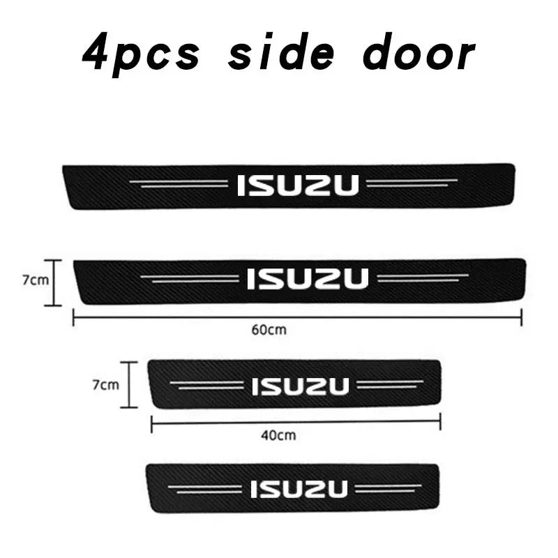 Isuzu Door Sill Protective Sticker Tape - 4pcs
