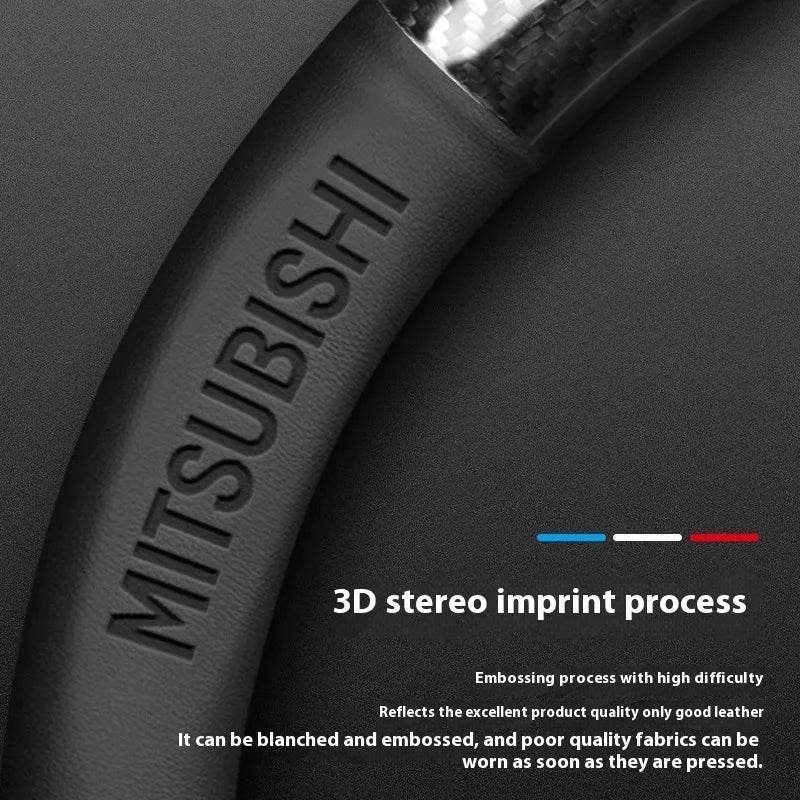 Mitsubishi Carbon Fiber Steering Wheel Cover - Total Carbon