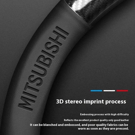 Mitsubishi Carbon Fiber Steering Wheel Cover - Total Carbon