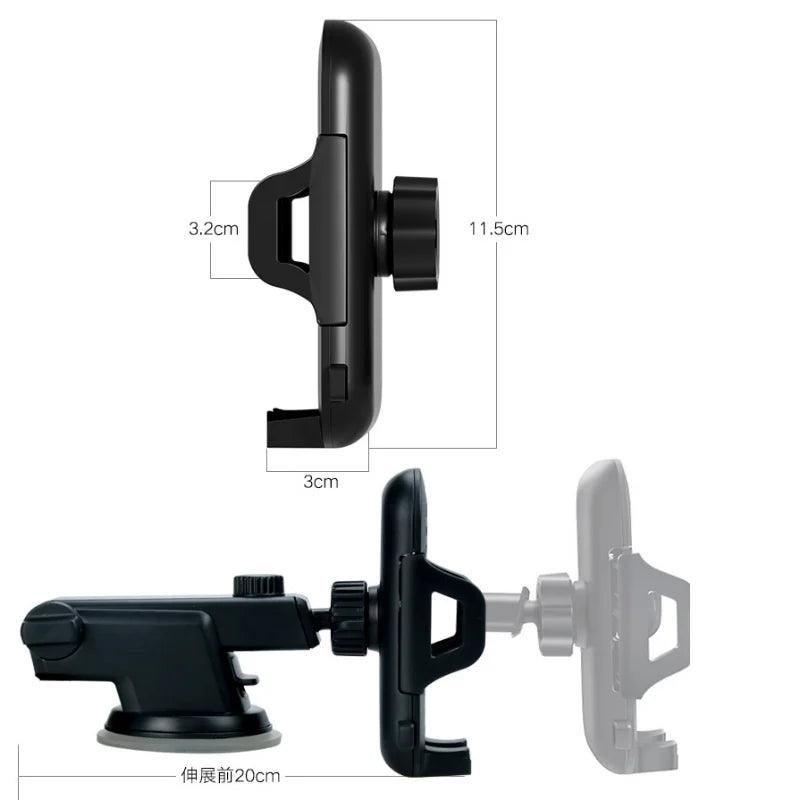 360° Mobile Phone Car Mount - Long Arm Suction Cup Air Vent Holder