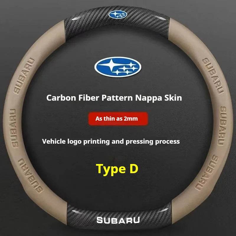 Subaru Steering Wheel Cover - Type D Beige