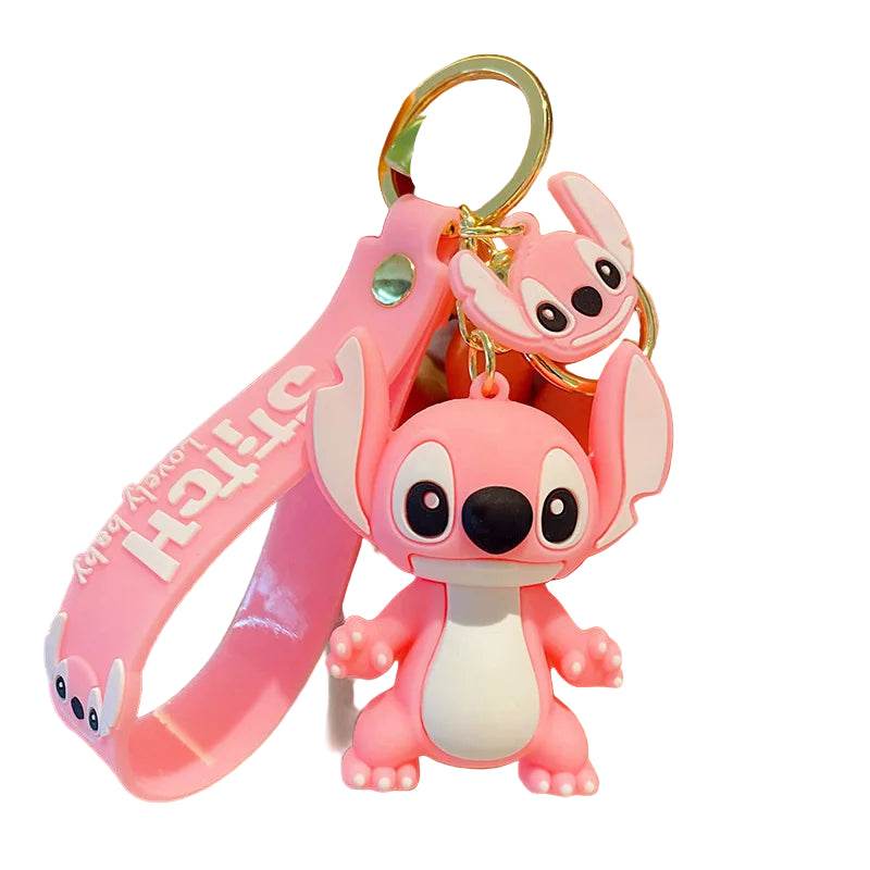 Stitch Keychain - Pink