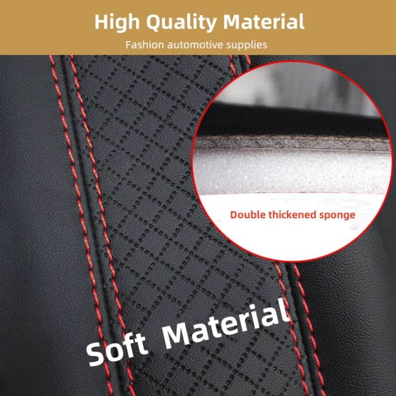 Leather Seat Belt Shoulder Pads - 1