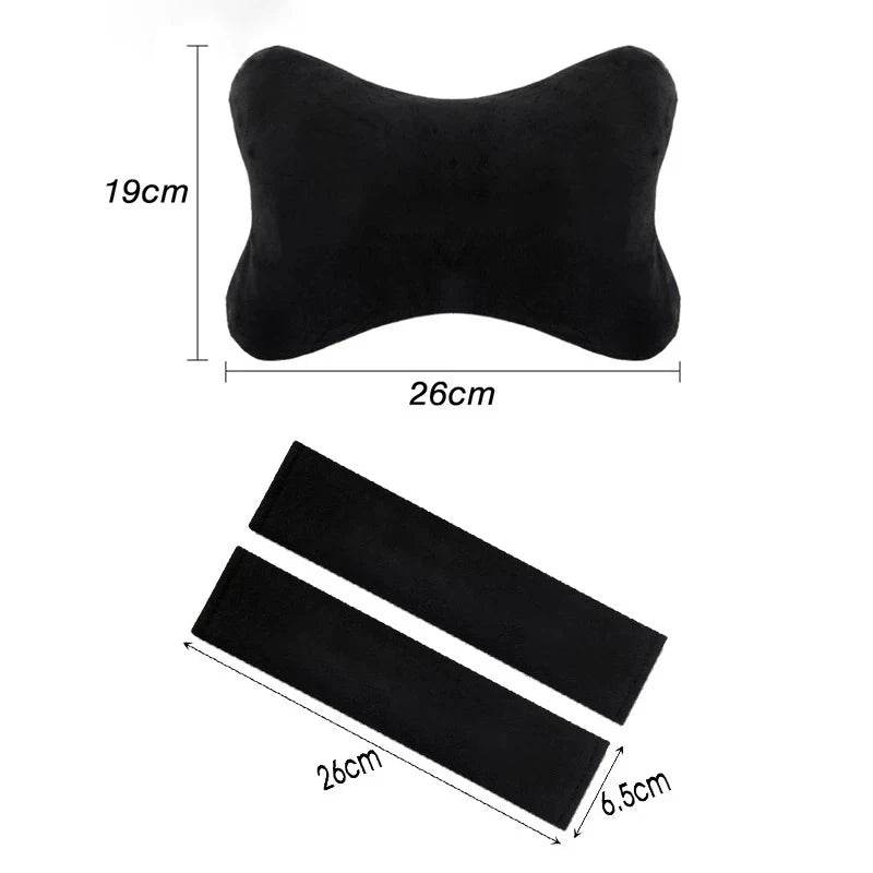 KIA Neck Pillow and Seat Belt Pad - 2Pcs Seat Belt Pad