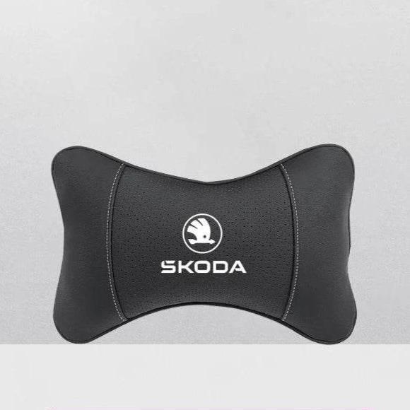 Skoda Car Neck Pillow - Black