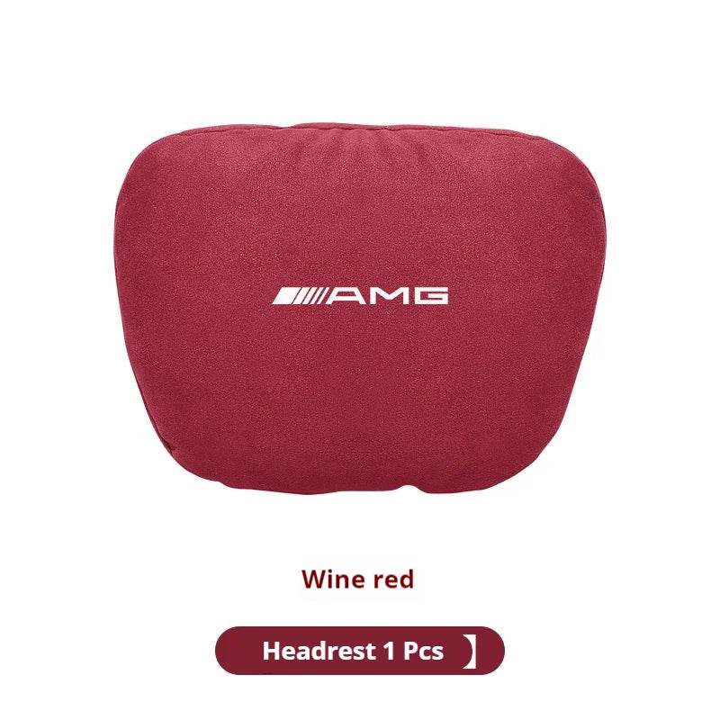Car Headrest Lumbar Rest Cushion Neck Support Neck Pillow For Mercedes-Benz AMG A C E S V Class Sprinter GLC ML SLK CLS GLA GLK -