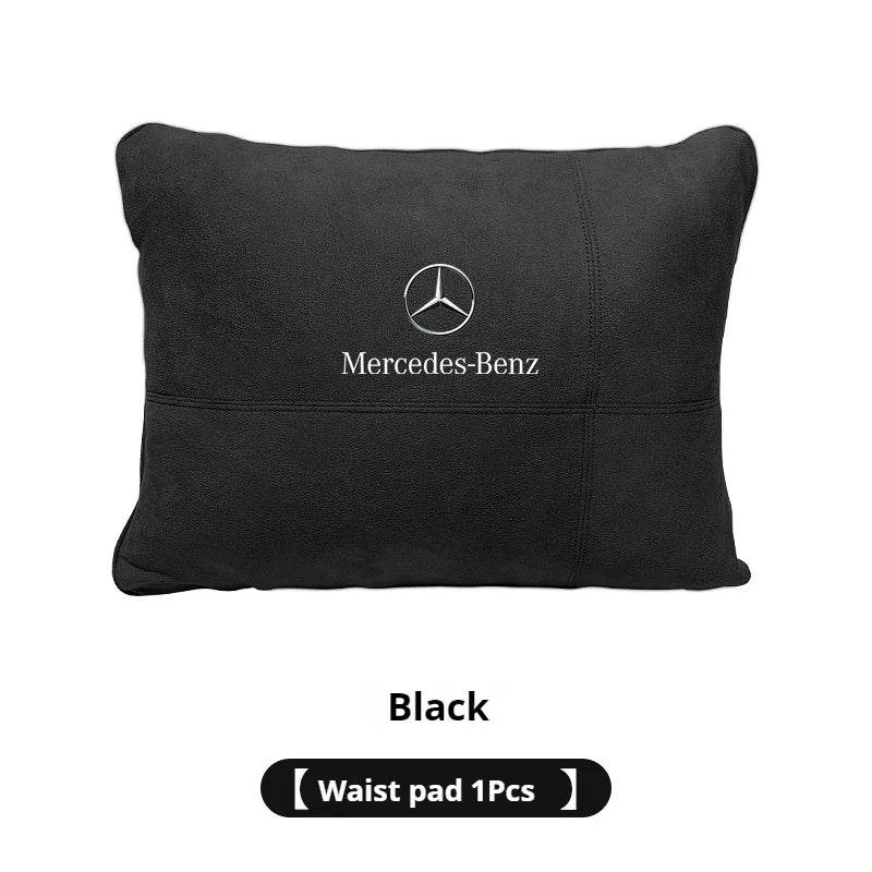 Mercedes-Benz Neck Pillow & Lumbar Support Cushion | For A B C E S V R-Class, CLA, GLA, GLB, GLC, GLE, SLK, A45, C43 -