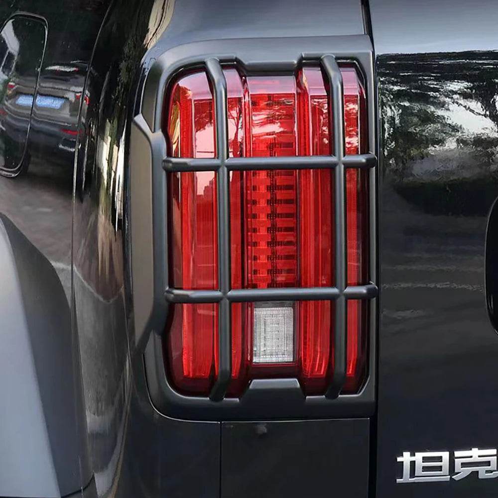 Great Wall Tank 300 Front & Tail Light Cover - Front Matte Black
