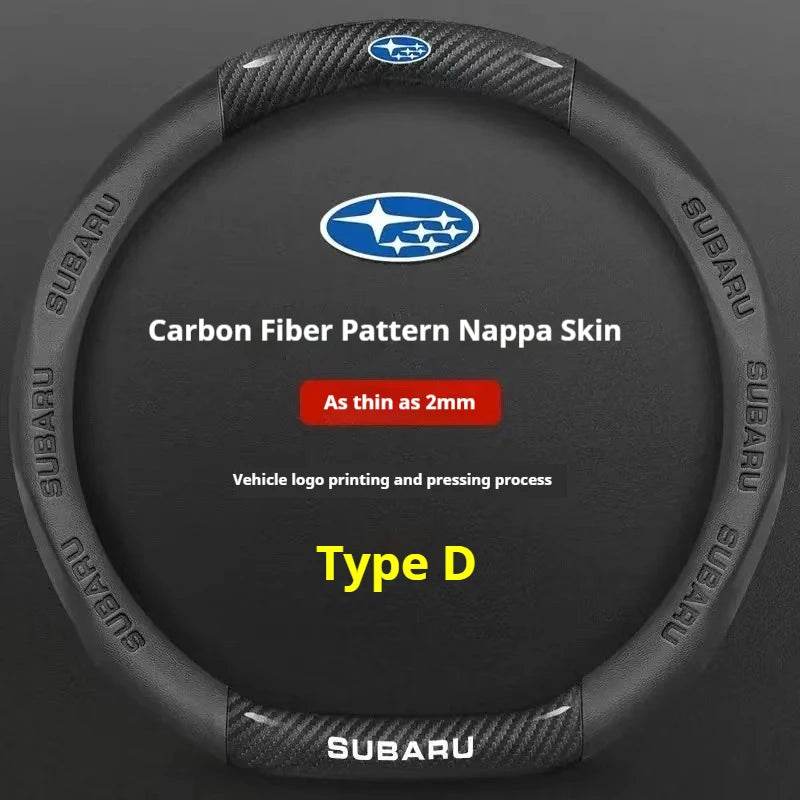 Subaru Steering Wheel Cover - Type D Black