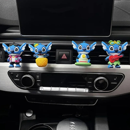 Disney Stitch Car Air Freshener Vent Clip - Anime Figure Ornament - A