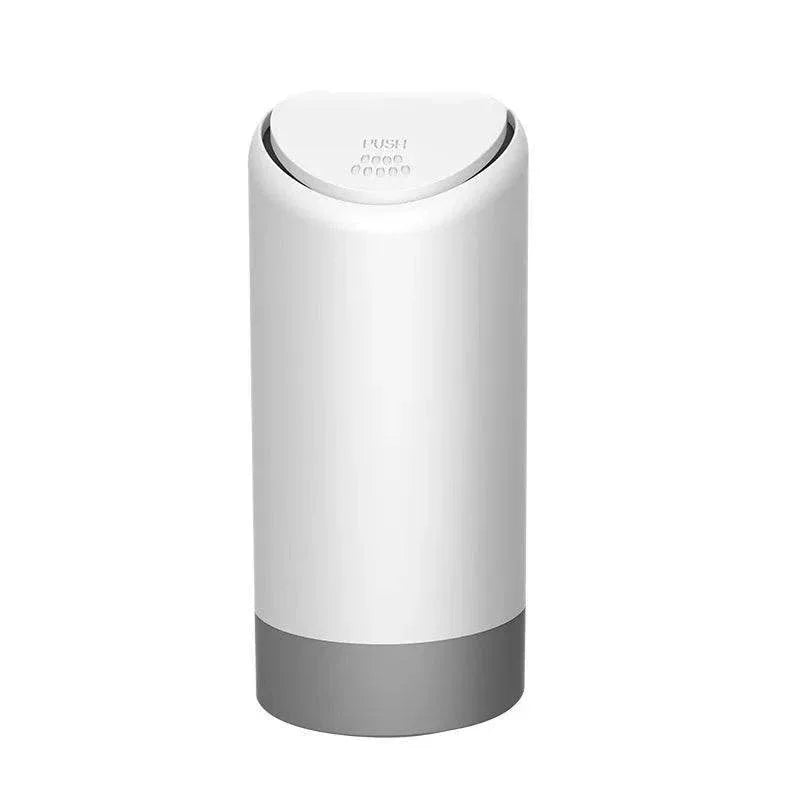 Silicone Car Trash Can - White