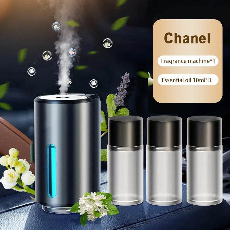 Car Air Vent Aroma Diffuser & Humidifier – Mist Air Freshener for Odor Removal - Chanel 3pcs