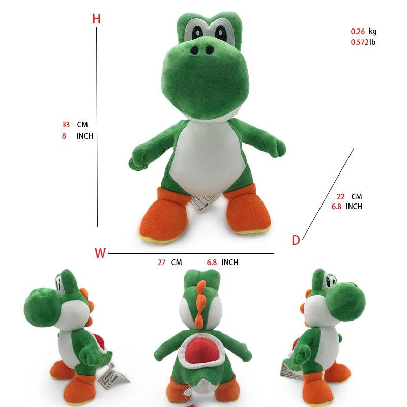 Super Mario Plush Toys – Mario, Luigi, Yoshi, Peach & More - Yoshi