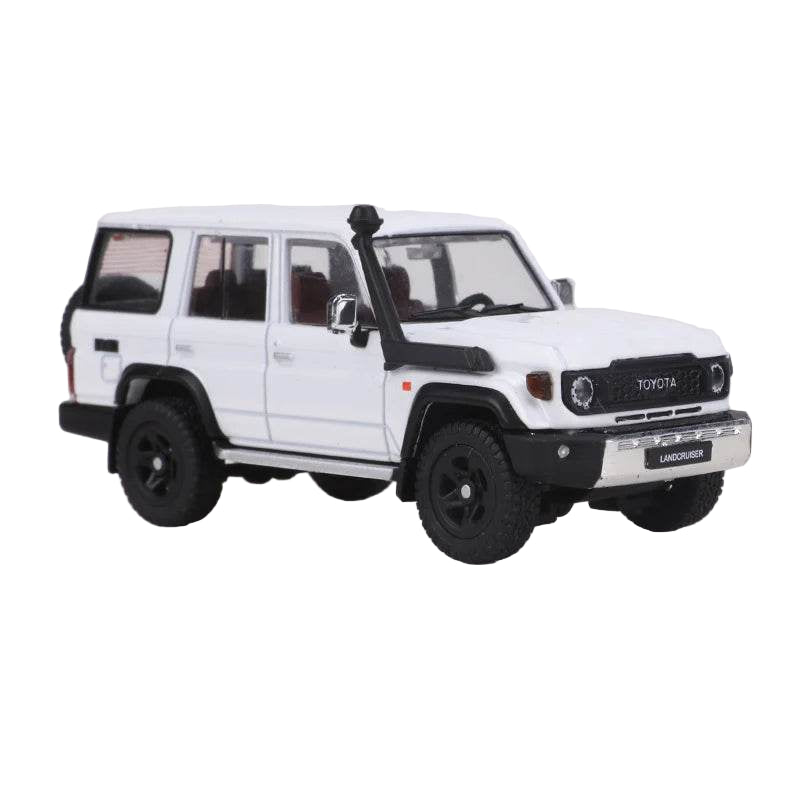 Mini Toyota Land Cruiser LC76 / LC70 SUV – Model Car - White left