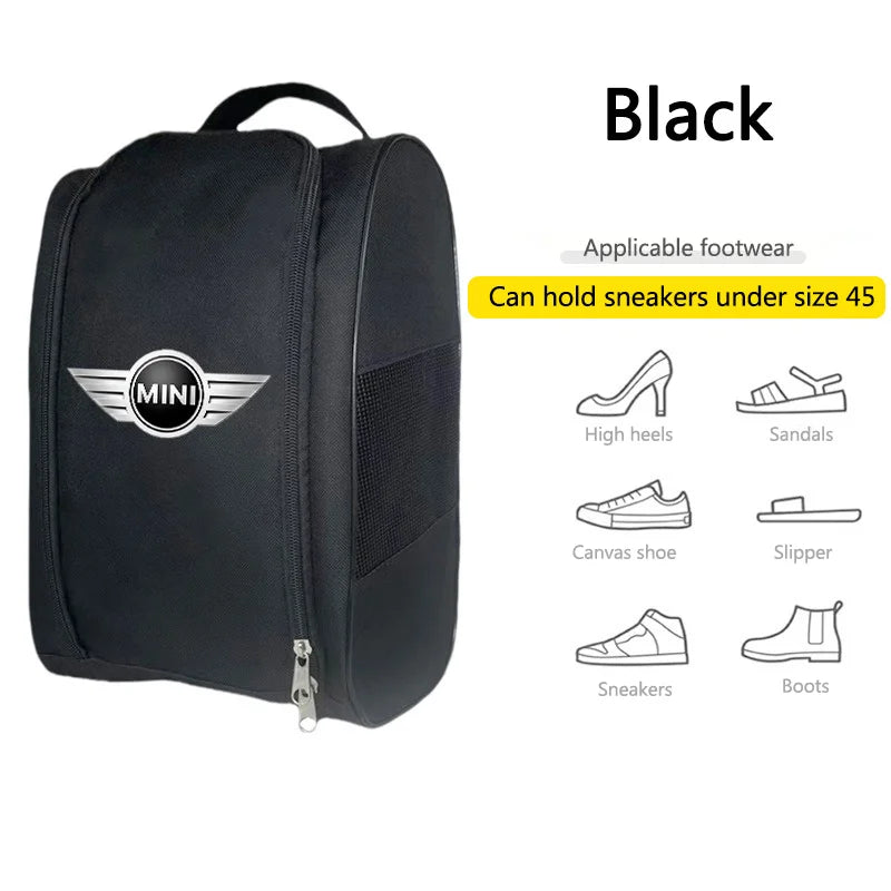 Car Seat Back Organizer Water Phone Snack Mini Cooper F54 F55 F56 - 1pc-black