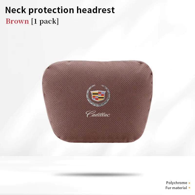 Cadillac Neck Pillow & Lumbar Support - Brown Neck Pillow