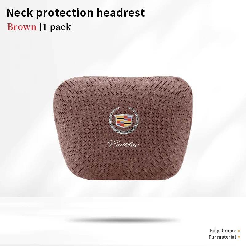 Cadillac Neck Pillow & Lumbar Support - Brown Neck Pillow