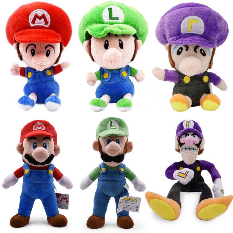 Super Mario Plush Toys – Mario, Luigi, Yoshi, Peach & More - luiji child