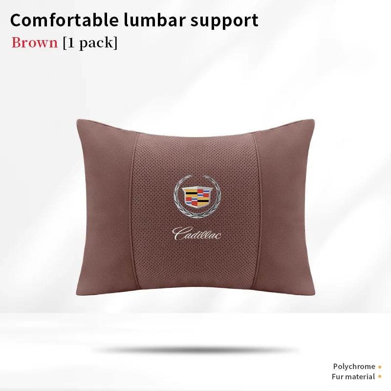 Cadillac Neck Pillow & Lumbar Support - Cognac Lumbar