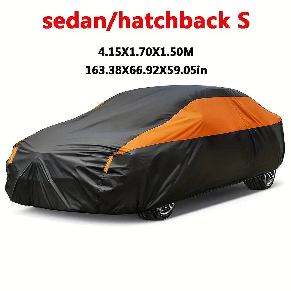 Universal Waterproof Car Cover for SUV/Sedan – Sun, Rain & Snow Protection - S-4.15X1.70X1.50M
