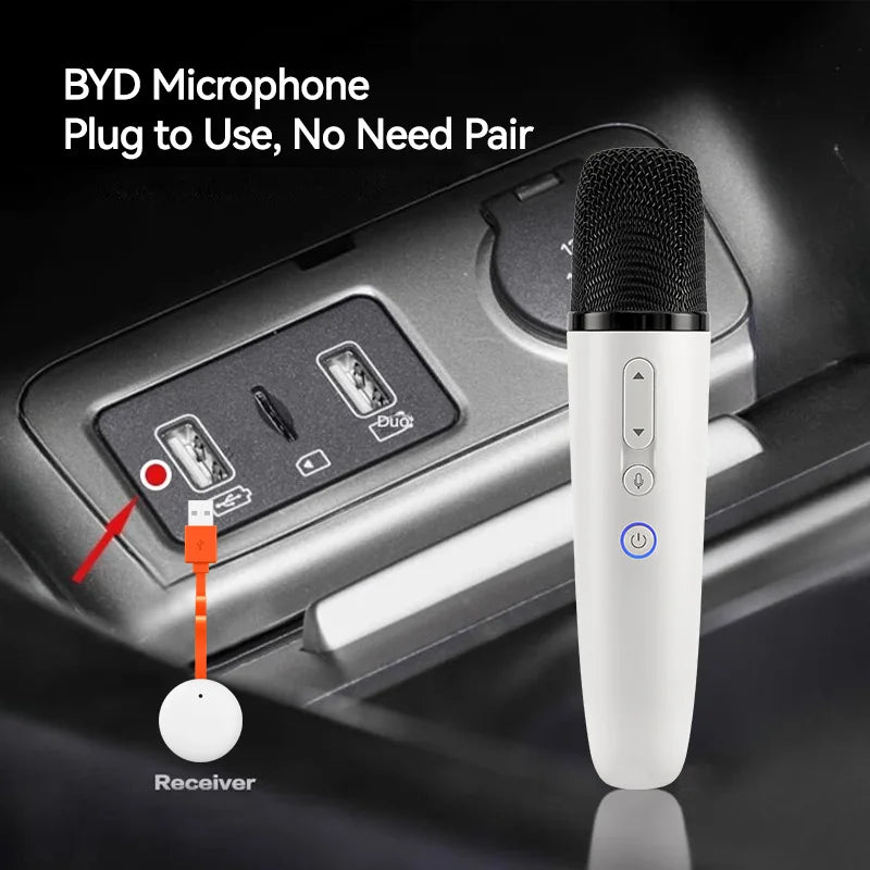 BYD Official Car Microphone with Receiver