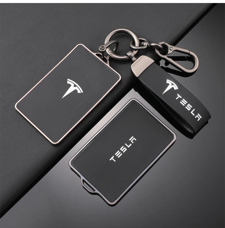 TPU Leather NFC Key Case Cover Tesla Model 3 S X Y Protection