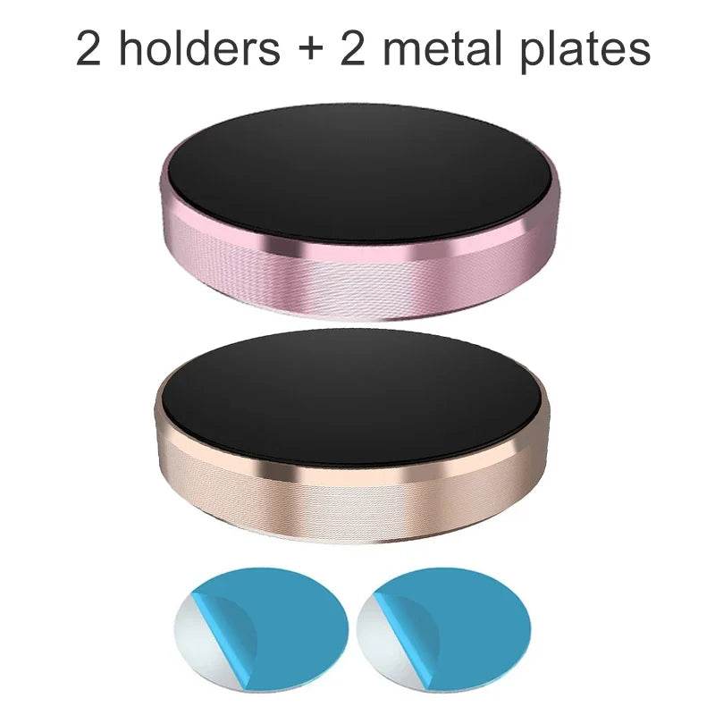 Magnetic Car Phone Holder – Universal Dashboard & Wall Mount Stand for iPhone, Samsung, Xiaomi, Huawei & More - Black