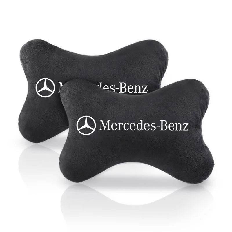Mercedes Neck Pillow and Seat Belt Pad - Neck Pillow-2pc