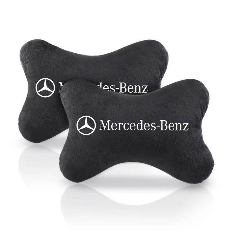 Mercedes Neck Pillow and Seat Belt Pad - Neck Pillow-2pc
