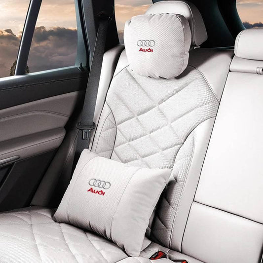 Audi Car Neck Pillow & Lumbar Support