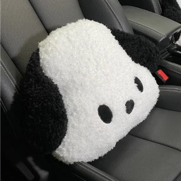 Puppy Plush Car Lumbar Pillow and Headrest Support Cushion - Lumbar pillow