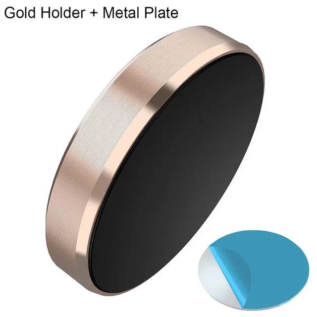 Magnetic Car Phone Holder – Universal Dashboard & Wall Mount Stand for iPhone, Samsung, Xiaomi, Huawei & More - Black