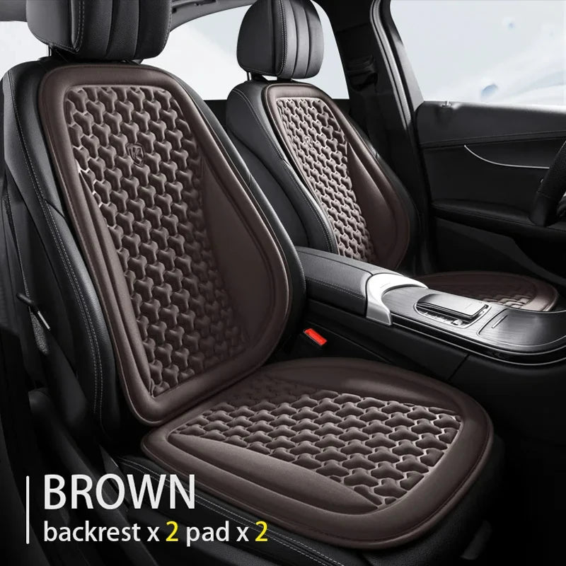 Summer Ice Silk Car Seat Cushion – 3D Breathable Universal Seat Protector Pad