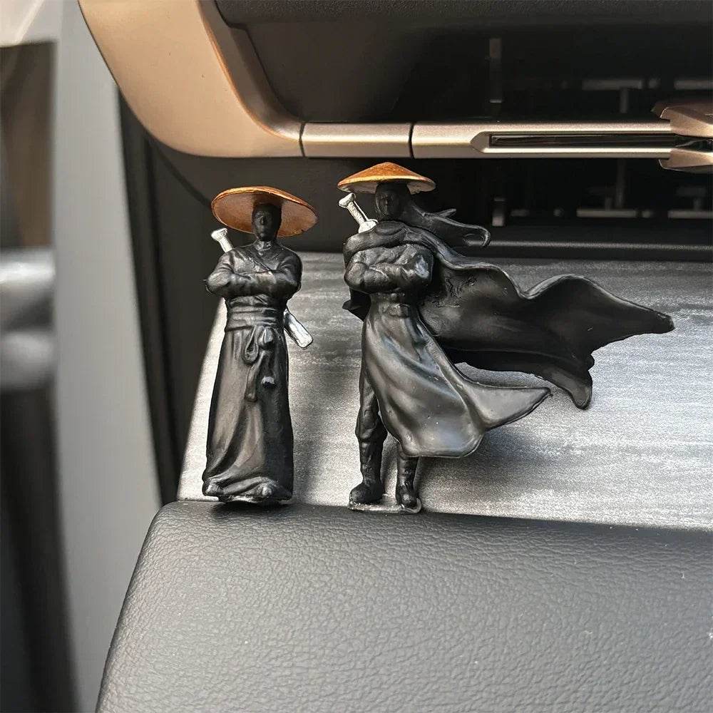 Kung Fu Warrior Swordsman Car Ornament -