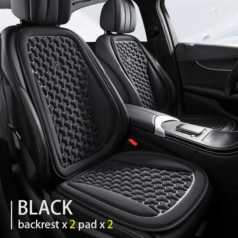 Summer Ice Silk Car Seat Cushion – 3D Breathable Universal Seat Protector Pad
