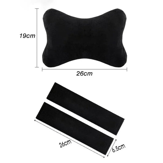 JAC Neck Pillow & Seat Belt Shoulder Pad - 2PCS Seat Belt Pad