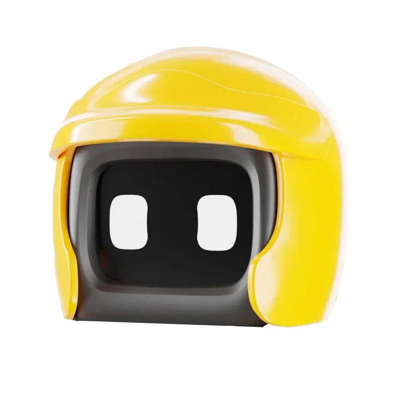 Poki Kawaii Q-Version Car Helmet Robot Toy - Yellow