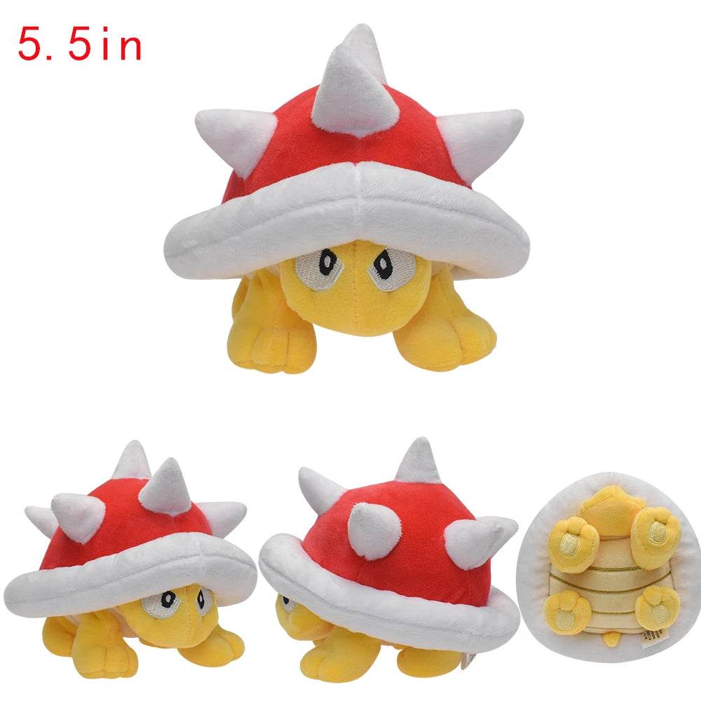 Super Mario Plush Toys – Mario, Luigi, Yoshi, Peach & More - spiny koopa turtle