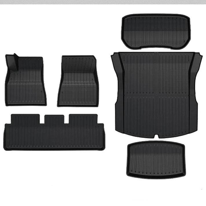Tesla Model 3 Highland (2024–2025) All-Weather TPE Floor Mats & Cargo Liner - 6Pcs Mats