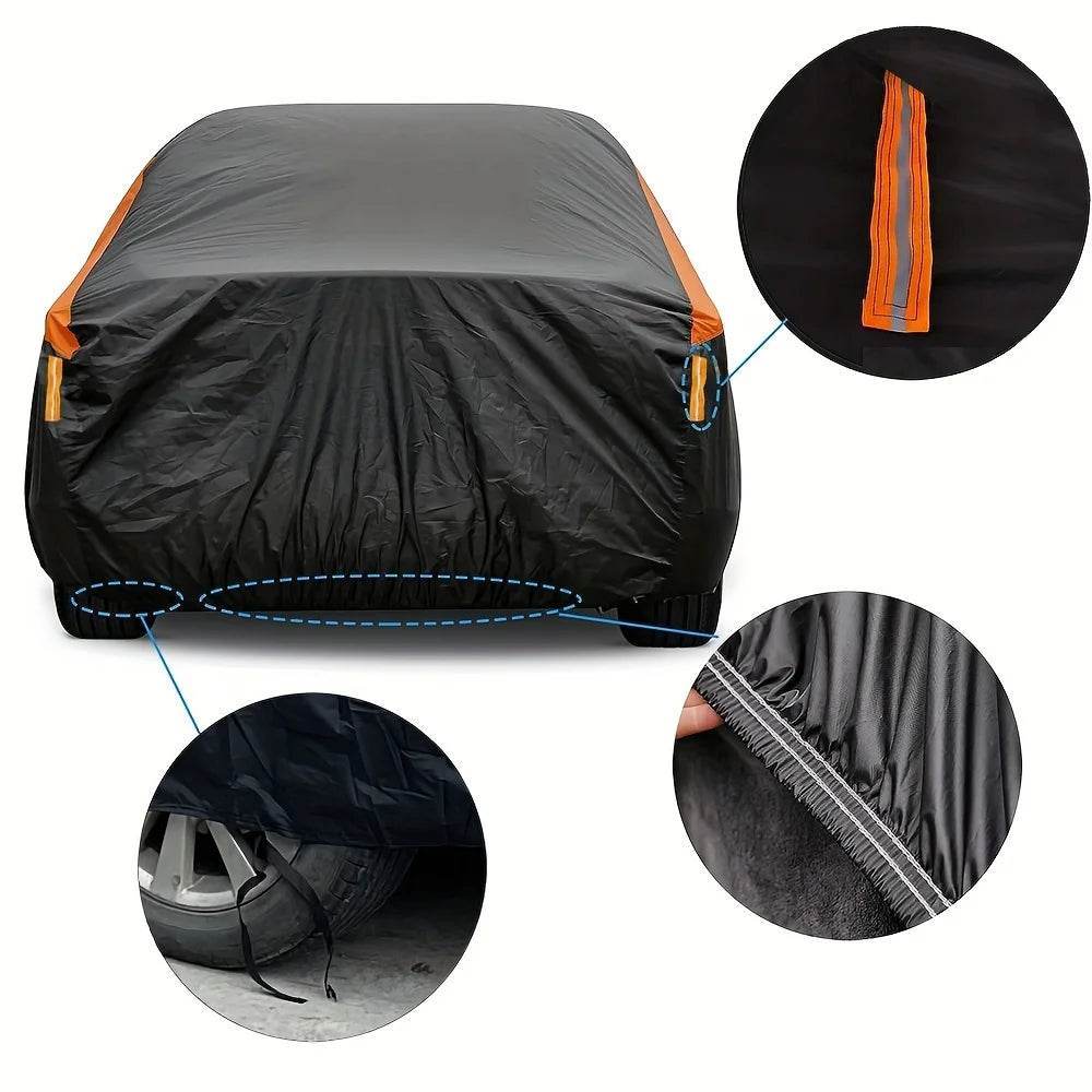 Universal Waterproof Car Cover for SUV/Sedan – Sun, Rain & Snow Protection - S-4.15X1.70X1.50M