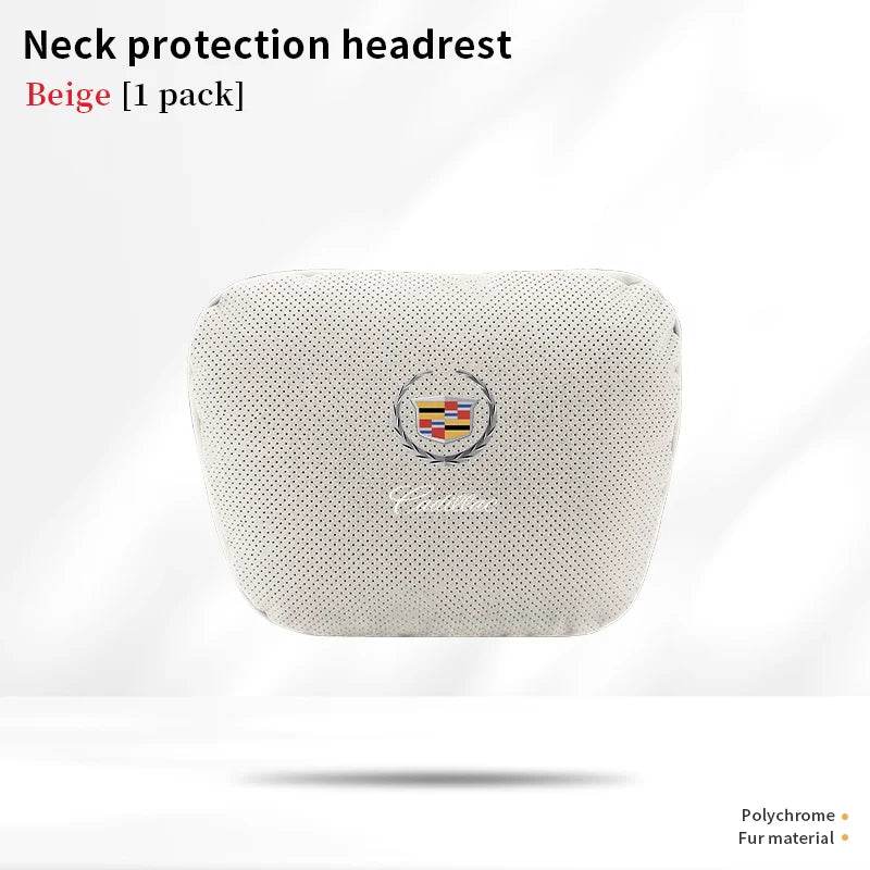 Cadillac Neck Pillow & Lumbar Support - Beige Neck Pillow