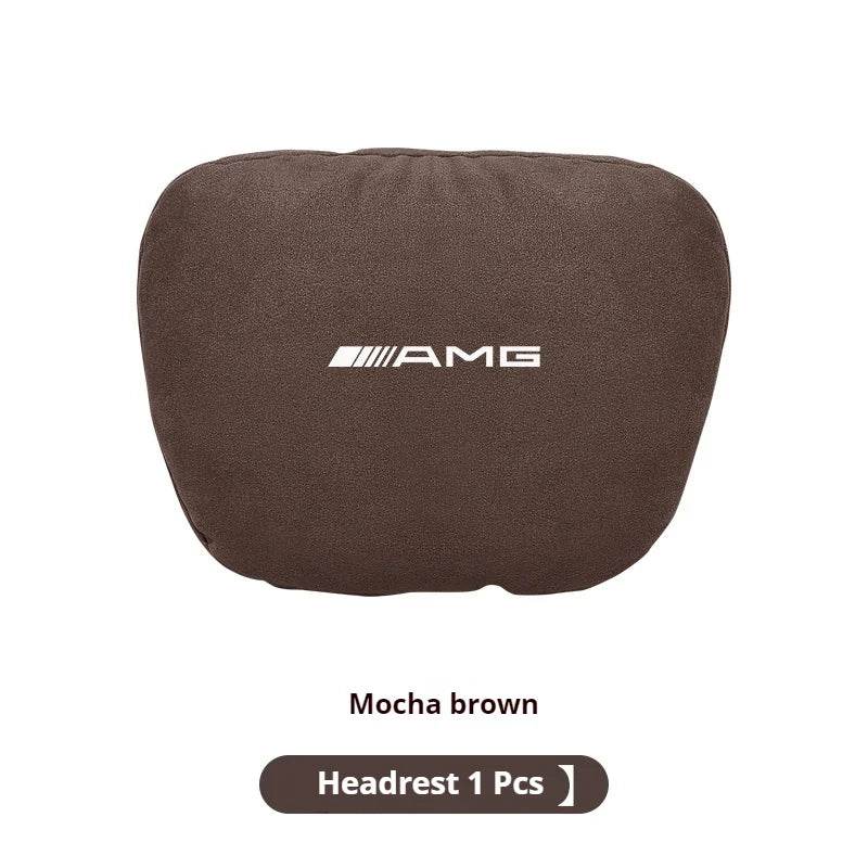 Car Headrest Lumbar Rest Cushion Neck Support Neck Pillow For Mercedes-Benz AMG A C E S V Class Sprinter GLC ML SLK CLS GLA GLK -