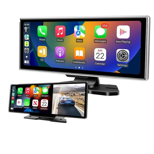 4K Dash Cam Car DVR with Wireless CarPlay & Android Auto - T313D-No Front Cam