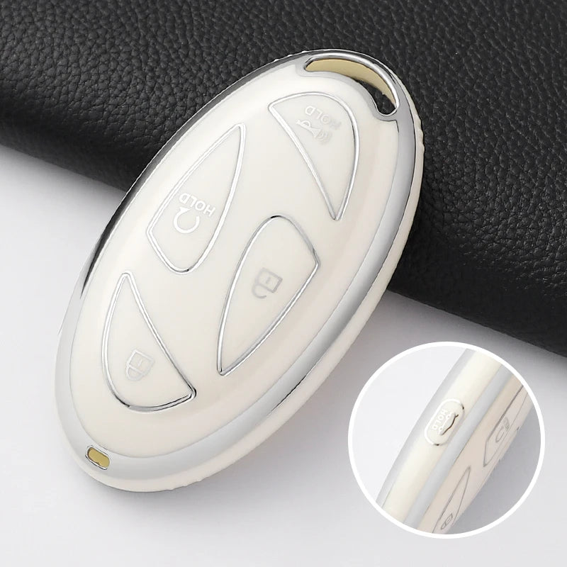 Soft TPU Key Case Cover Shell Hyundai Ionic 6 Grandeur GN7 Kona EV