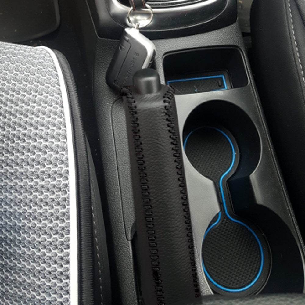 Universal Gear Shift & Handbrake Cover Set – Soft Interior Decoration for Manual Cars - Black