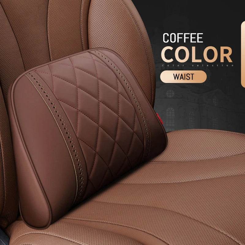 Mercedes Maybach S-Class Headrest & Lumbar Support - Lumbar Coffee