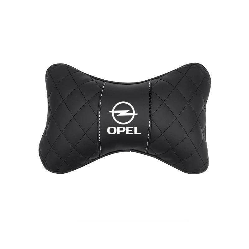 Opel Car Neck Pillow - Headrest-black