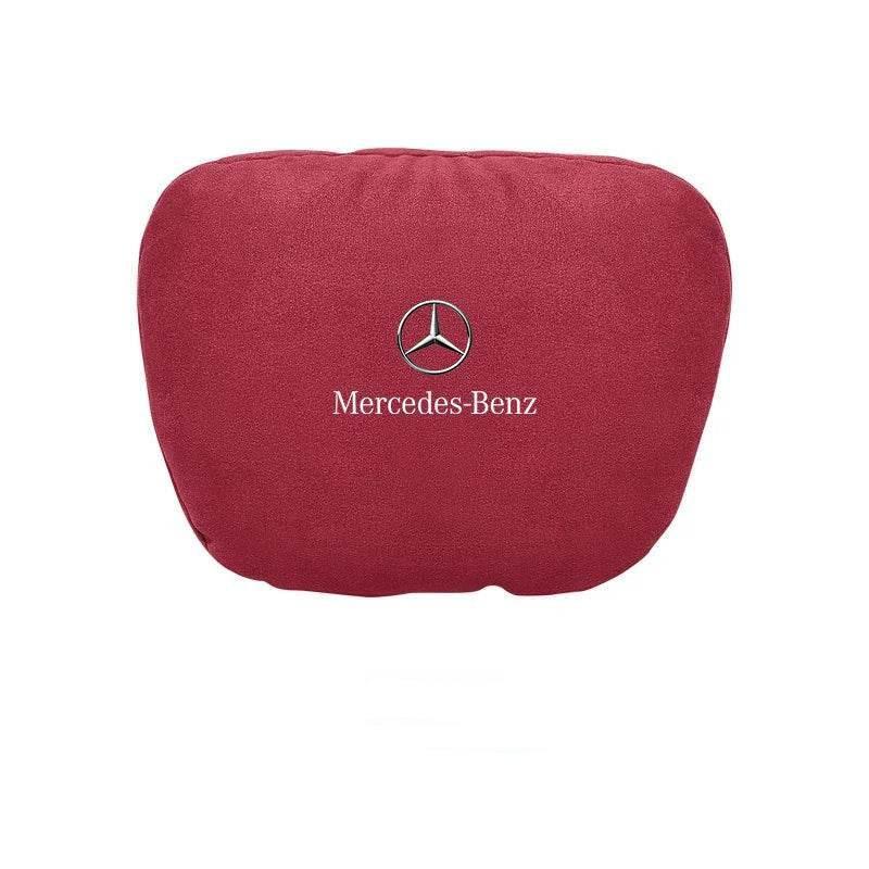 Mercedes Benz Neck Pillow & Lumbar Support Cushion - Red Neck Pillow