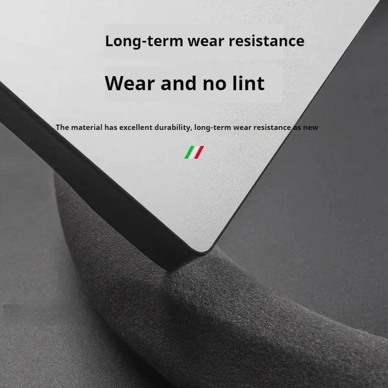 Ford Suede Steering Wheel Cover - D Brown