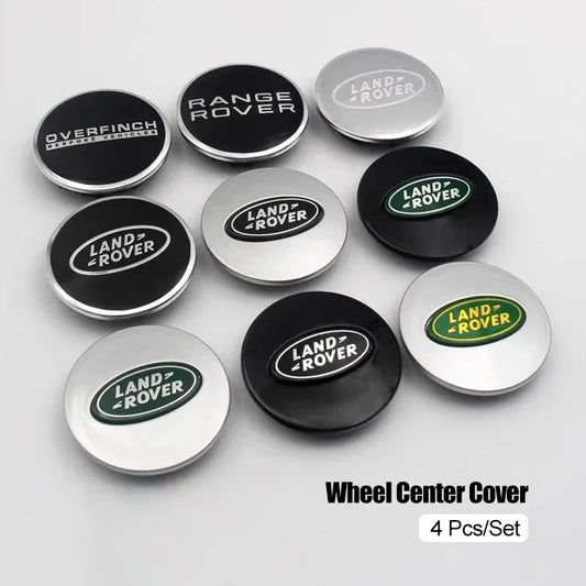 4Pcs 62MM Land Rover Wheel Center Caps